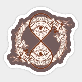 Ouroboros symbol Sticker